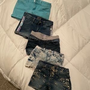 Girls size 10 justice shorts